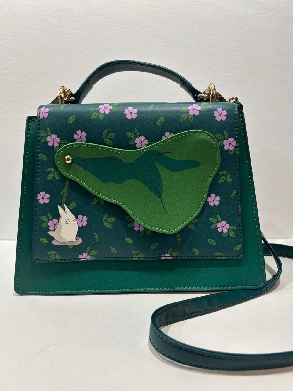 Studio Ghibli My Neighbor Totoro Top-Handle Shoulder Swivel Leaf Bag